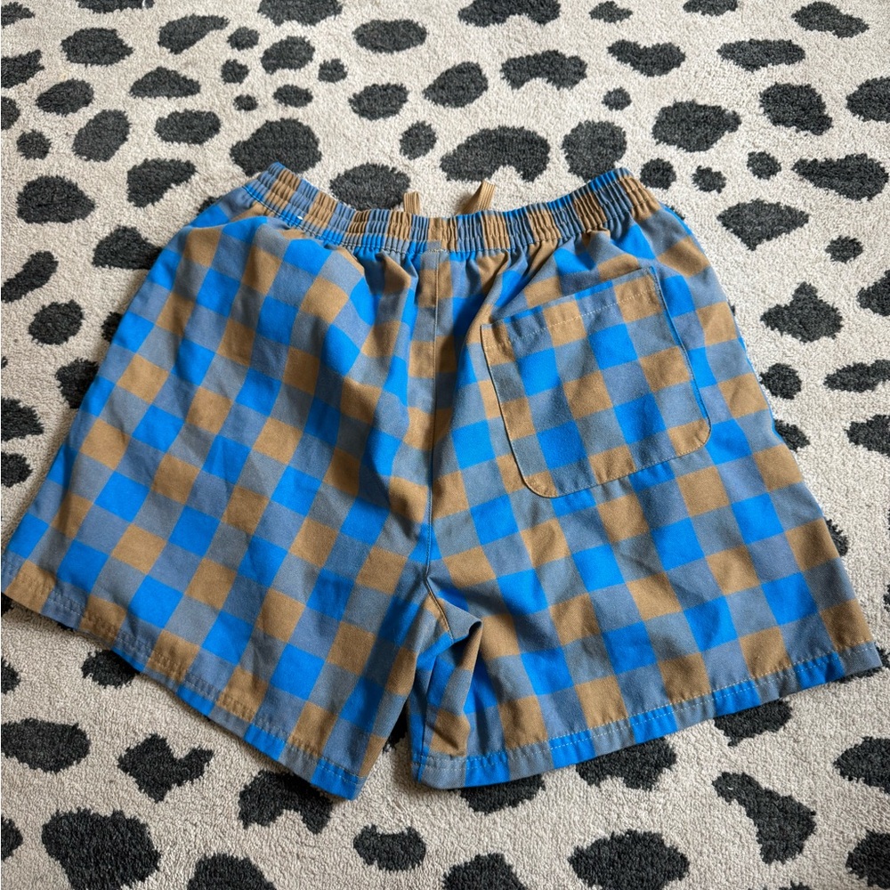 Nike Blue and Brown Athletic Shorts